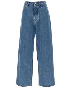 Vetements Straight Fit Jeans - Blue