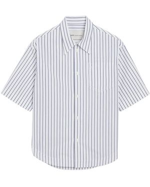 Ami Paris Short Sleeve Shirts - Azul