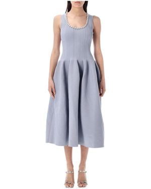 Self-Portrait Midi Dresses - Blu