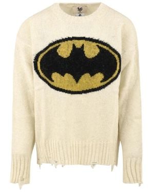 Aniye By Maxi-Pullover-Pullover Mit Fledermausärmeln - Weiß