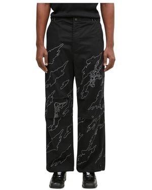 Maharishi Wide Trousers - Nero