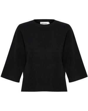 Karen By Simonsen Round-Neck Knitwear - Black