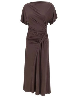BOSS Midi Dresses - Marrón