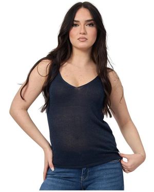 iBlues V-Neck Knitwear - Blauw