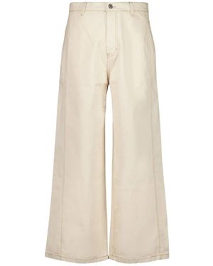 Ami Paris Wide Jeans - Naturel