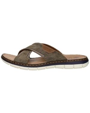 Rieker Flip Flops - Marron