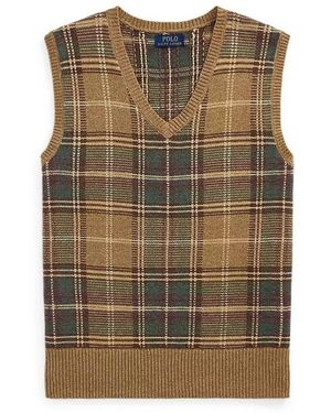Polo Ralph Lauren Sleeveless Jumpers - Brown