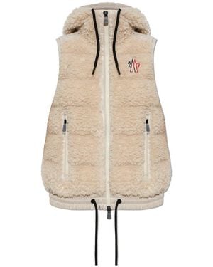 Moncler Jassen ,Polyester Apres-Ski Donsjack - Naturel