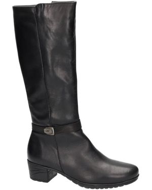 Fluchos Schoenen ,Zwart ,Leer Charis F0938