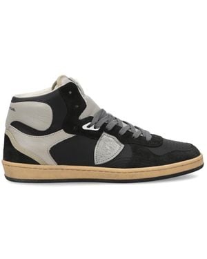 Philippe Model Pgal Skate Mid-Top Sneaker - Zwart