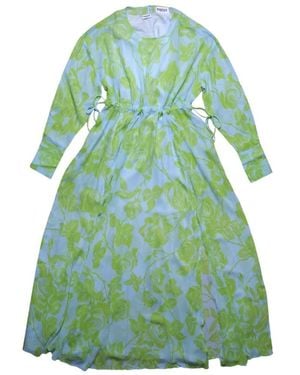 Essentiel Antwerp Kleid Mit Metallstoppern - Grün