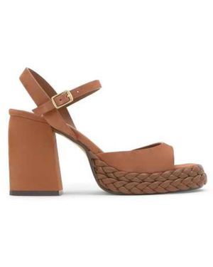Castañer Flat Sandalen - Braun