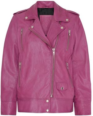 Notyz Leather Jackets - Morado