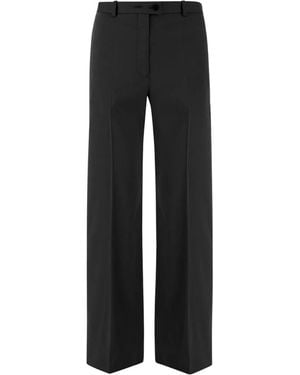 Jil Sander Wide Trousers - Nero