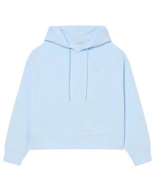 Lacoste Oversized Verstellbarer Hoodie - Blau