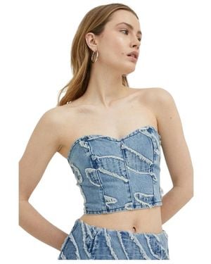 Gestuz Mouwloze Top - Blauw