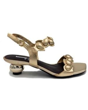 Jeannot High Heel Sandals - Metallic