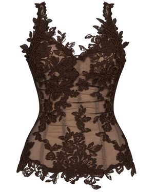 GIUSEPPE DI MORABITO Sleeveless Tops - Brown