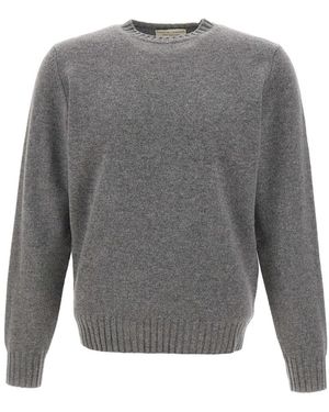 FILIPPO DE LAURENTIIS Round-Neck Knitwear - Grey
