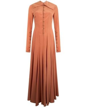 Philosophy Di Lorenzo Serafini Maxi Dresses - Orange