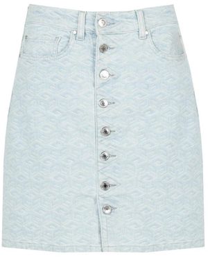 Guess Rokken ,Blauw ,Denim Denim Rok Klassieke Stijl