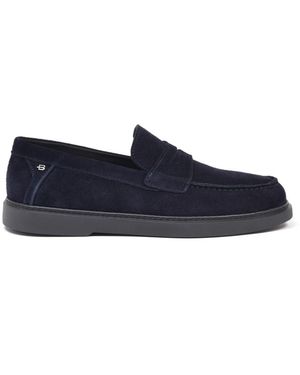 Baldinini Wildleder-Loafer - Blau