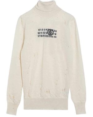 MM6 by Maison Martin Margiela Turtlenecks - White