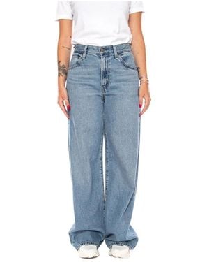 Levi's Jeans ,Blauw ,Katoen Cinch Wide Leg Losing My Mind