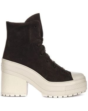 Converse Heeled Boots - Brown
