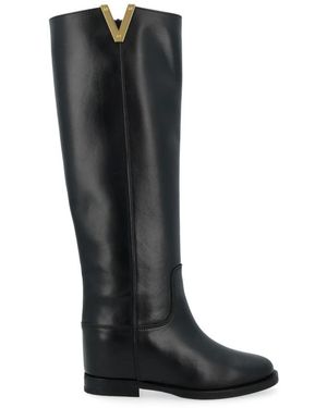 Via Roma 15 High Boots - Black