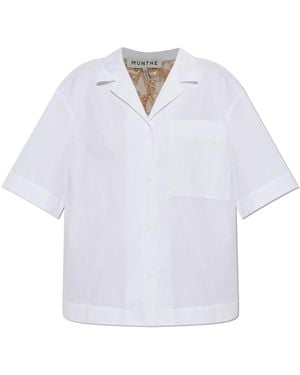 Munthe Overhemden ,Wit ,Katoen Naoko Shirt