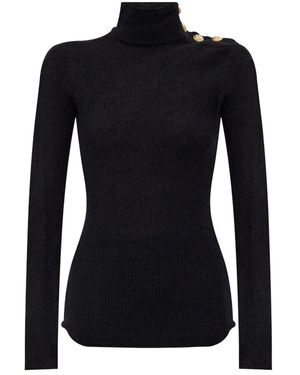 Balmain Turtleneck - Nero