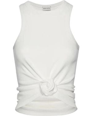 Magda Butrym Tops ,Wit ,Sleeveless Top