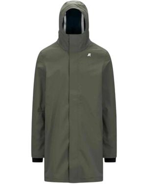 K-Way Jassen ,Groen ,Polyester Marlyn Bonded Mid Jacket