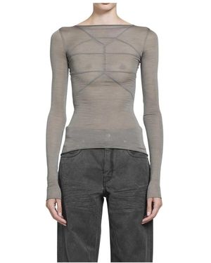 Rick Owens Ls Temple T - Grijs