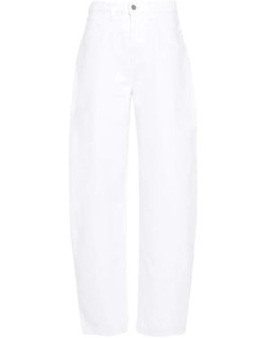 3x1 Witte Katoenen Tapered Denim Jeans