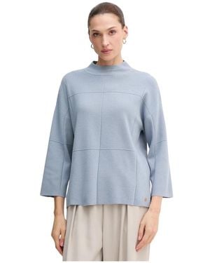 Joseph Ribkoff Gerader Pullover Mit Stehkragen - Blau
