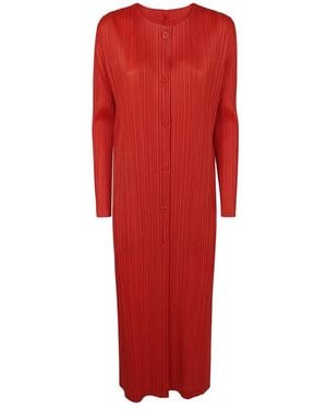Issey Miyake Rollkragenpullover - Rot