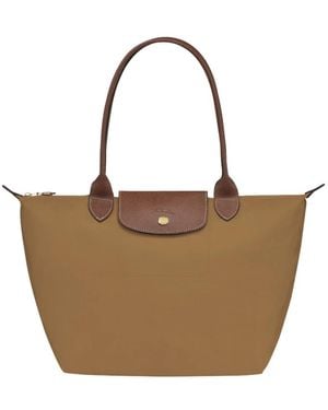Longchamp Tote Bags - Brown