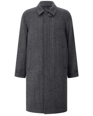 Vince Single-Breasted Coats - Blu