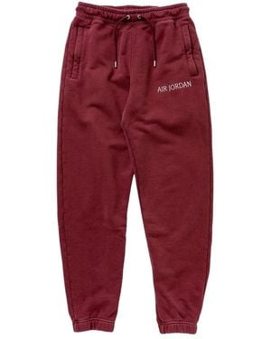 Nike Fitness ,Rood ,Katoen Wordmark Fleece Pant