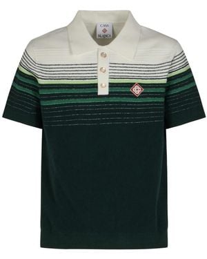 CASABLANCA Polo Shirts - Green