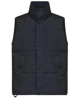 Stone Island Jassen ,Blauw ,Nylon Nylon Down Vest