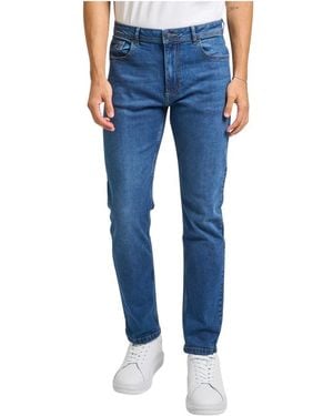 Yes-Zee Slim-Fit Jeans - Bleu