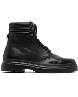 Calvin Klein Lace-Up Boots - Black