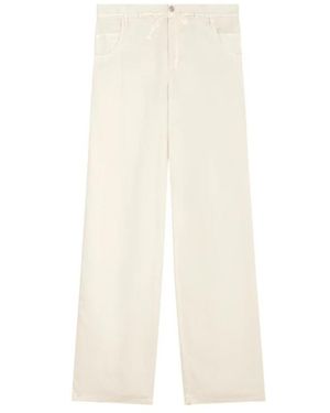 Isabel Marant Straight Trousers - Blanco