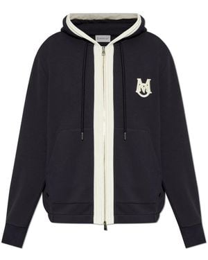 Moncler Logo Sweatshirt - Blau