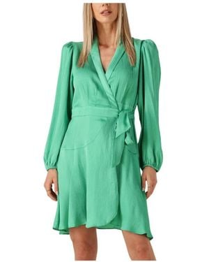 Suncoo Grünes Clun Mini Kleid