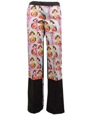 Custoline Wide Trousers - Red