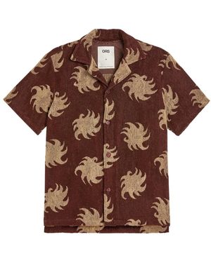 Oas Short Sleeve Shirts - Marron
